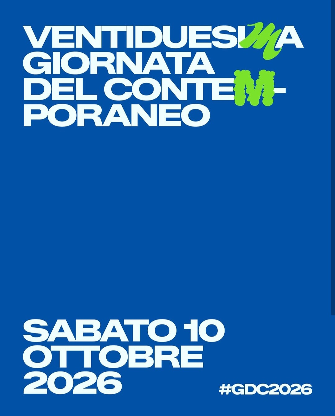 logo giornata del contemporaneo